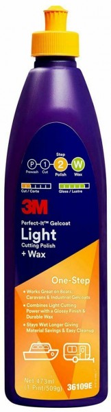 3M Light Polish+Wax 473 ml, Politur und Wachs in einem